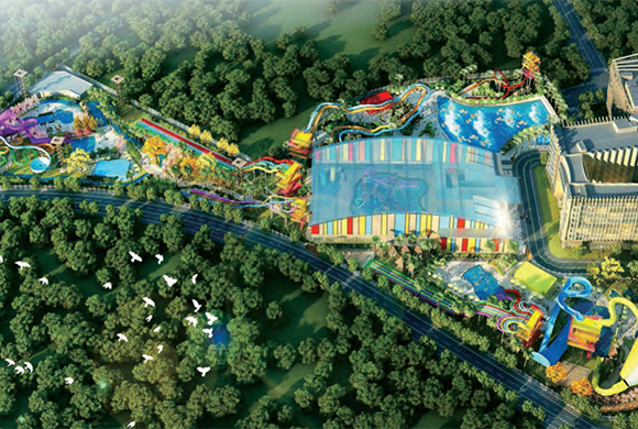 HaiKou Wild Water World - architectural signage system by ZIGO